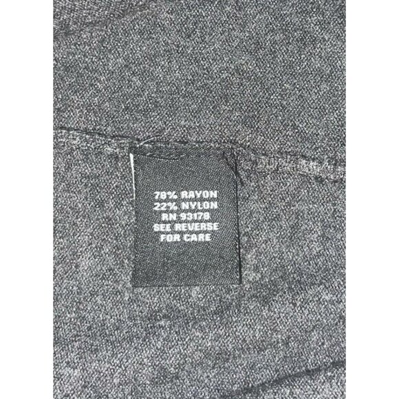 PREMISE STUDIO Women's Size Small Heather Gray Open Cardigan with Built In Belt - Picture 14 of 15